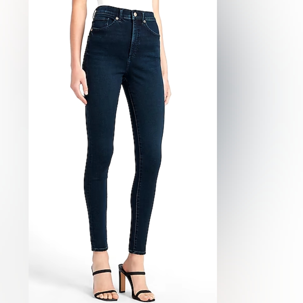 Express mom jean super high rise